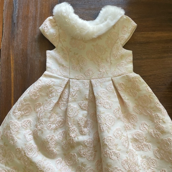 Janie and Jack Other - Janie and Jack pink/gold floral dress